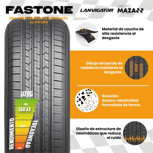 LLANTA 175/70 R13 LANVIGATOR FASTONE HP 82T